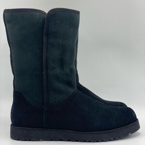 Ugg Classic Black Suede Boots size 8‎